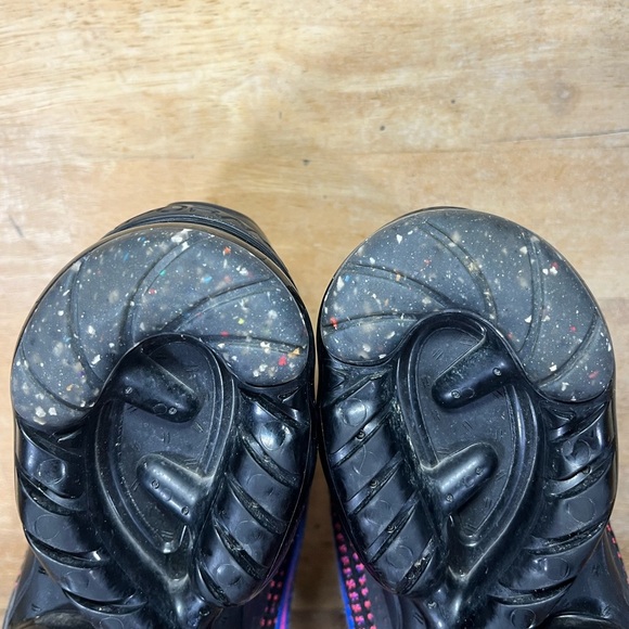 Nike Air VaporMax Flyknit Womens Sz 7.5 Running Shoes Sneakers Black Hyper Pink - Picture 9 of 12